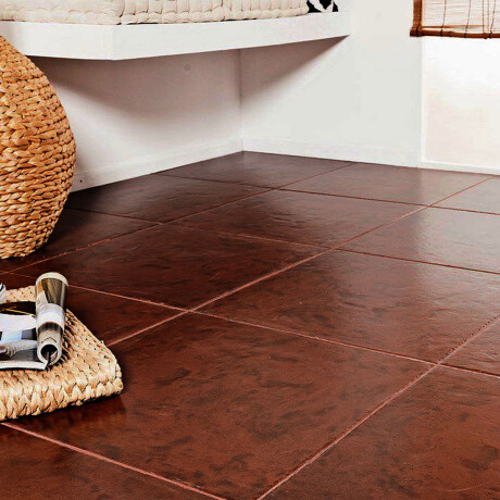 CERAMICA PARA PISO Y PARED 45.3X45.3 SIMIL LAYOTA MATE RUSTICO PEI IV SCOP GAMAS DE ROJO