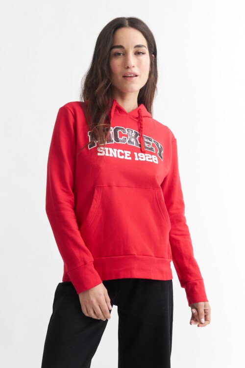 Buzo dama Mickey ROJO