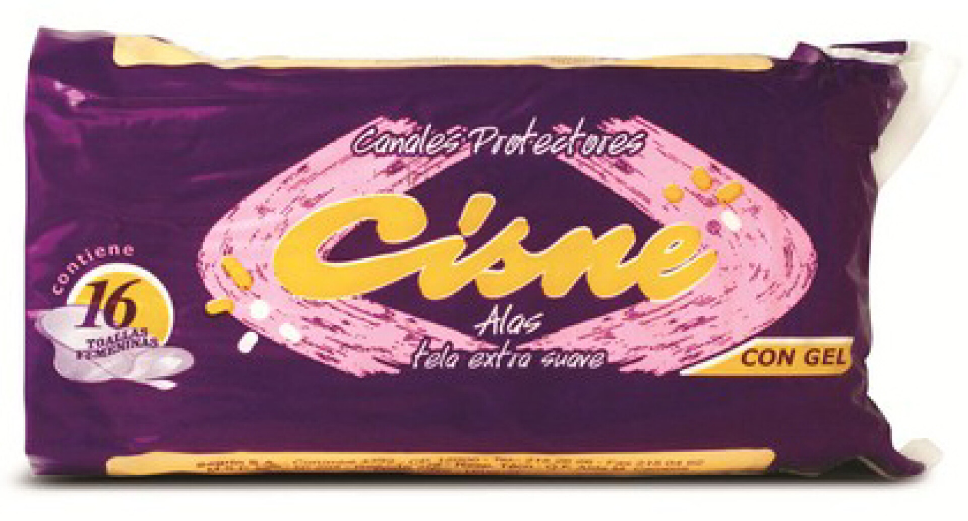 TOALLA FEMENINAS CISNE C/ALAS X 16 