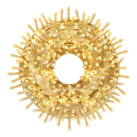 Guía de Luces Guirnalda 10M Led Luz Cálida Navidad 100 Luces Variante Luz Cálida