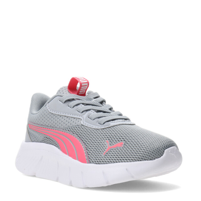 Championes de Niños Puma Flexfocus Modern Gris - Rosa