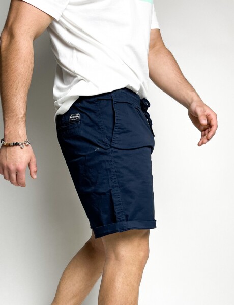 Bermuda con cintura elastizada Tripoli Azul