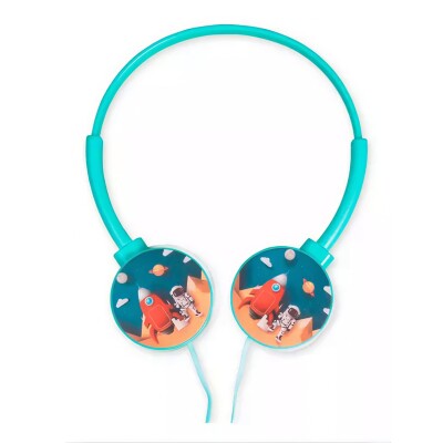 Auriculares con cable TK28C vincha ajustable diseño astronauta Auriculares con cable TK28C vincha ajustable diseño astronauta
