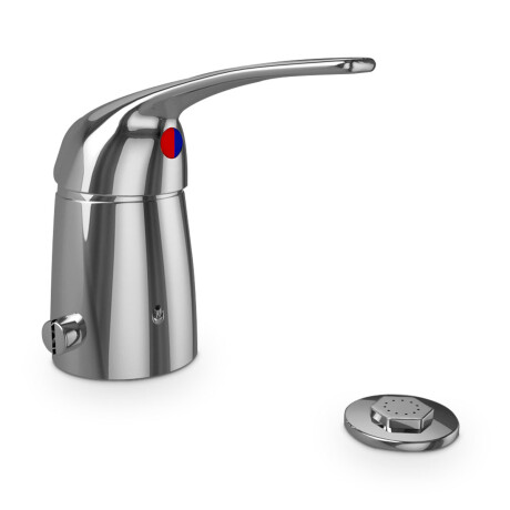 Griferia De Bidet Monocomando Linea Bombay Aqualia Cromo C/Transferencia Y Ducha 35Mm 000