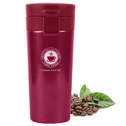 Vaso Térmico Para Cafe Y Te 350ml ROJO