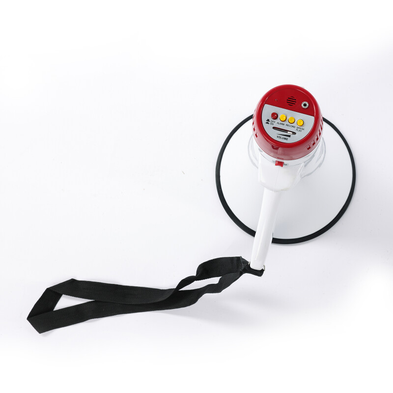 Megafono grande con sirena y micrófono desmontable Megafono grande con sirena y micrófono desmontable