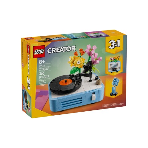 Lego Creator Tocadiscos c/flores 3 en 1 Lego Creator Tocadiscos c/flores 3 en 1