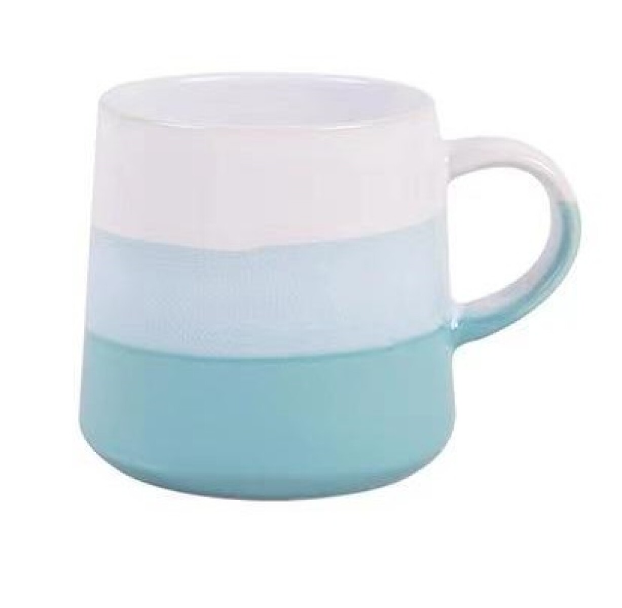 Taza rústica 460 ml - celeste 