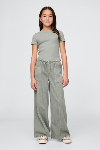 Jean Baggy Niña Gasoline Green 103