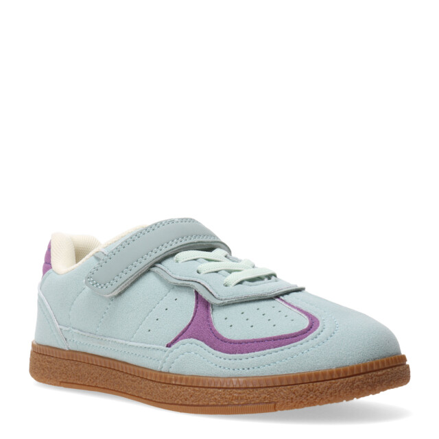 Championes de Mujer MINI Miss Carol MASTRO con velcro y cordones Azul Claro