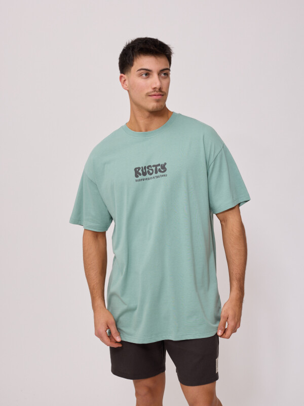 T-SHIRT FURTADO RUSTY Verde Agua