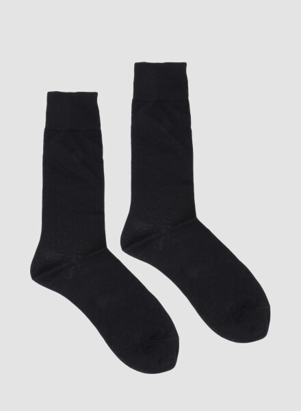 Medias mercerizadas Negro