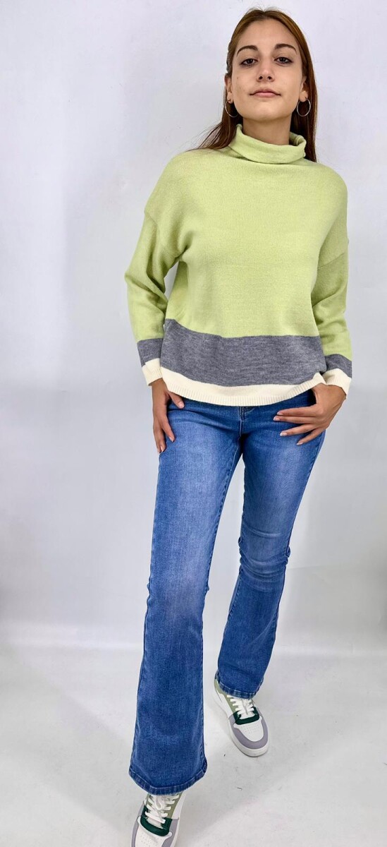 POLERA SLOWLY 2410 - VERDE 