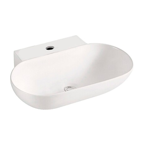 Bacha De Apoyo Y/O Colgar De Loza Blanca 56X39.5X12.5 000