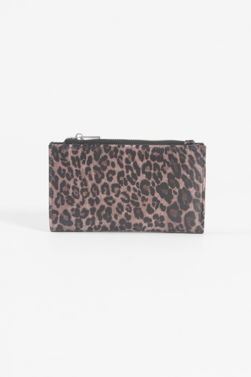 Tarjetero monedero Leopardo animal print