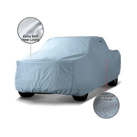 CUBRE AUTO - CAMIONETA PICK UP MEDIANO TALLE M 540X190X180CM WESTON CUBRE AUTO - CAMIONETA PICK UP MEDIANO TALLE M 540X190X180CM WESTON