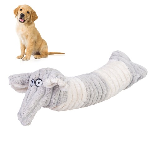 Juguete Peluche Perro Mascota Masticable Animales Calidad Color Variante Elefante