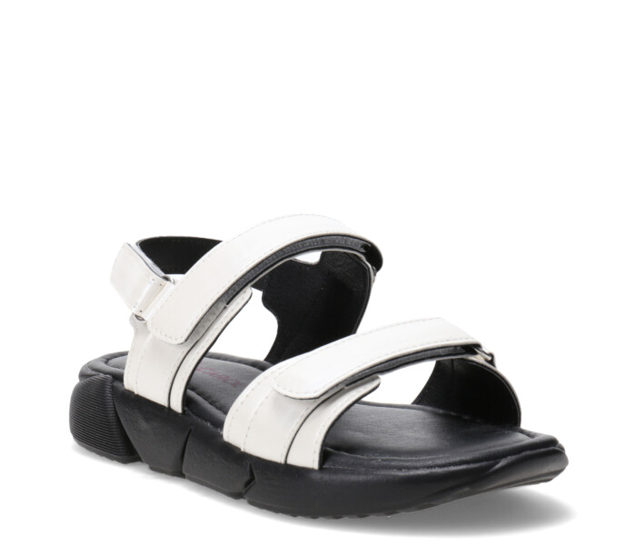 Sandalia de Niña MINI Miss Carol SEMIC con dos velcros Blanco