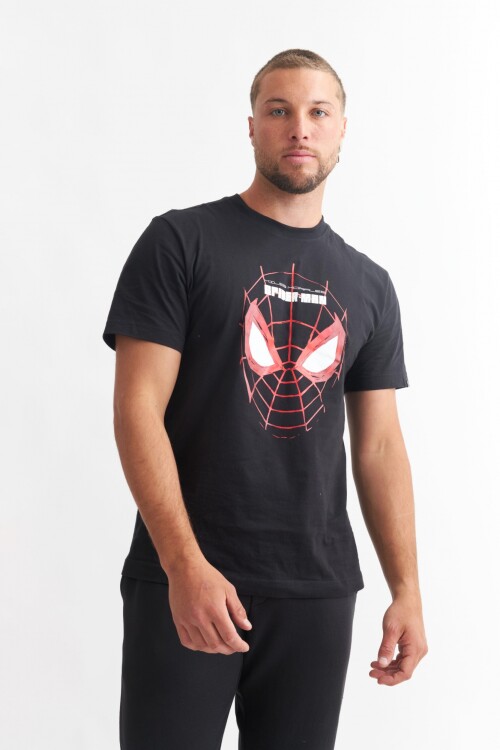Remera Spiderman NEGRO