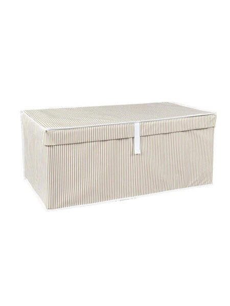 CAJA ORGANIZADORA RAYAS BEIGE