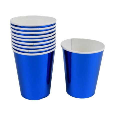 Vaso metalizado descartable x 10 piezas Vaso metalizado descartable x 10 piezas