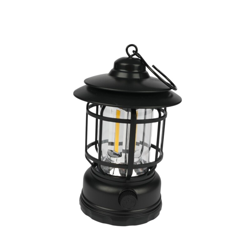 Lámpara LED farol de camping 19cm con dimmer carga USB Lámpara LED farol de camping 19cm con dimmer carga USB
