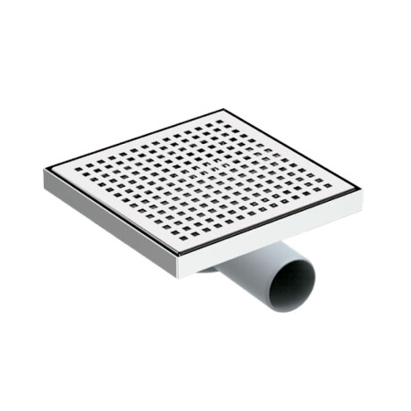 Desague De Acero Inoxidable 20X20 Salida Horizontal 000