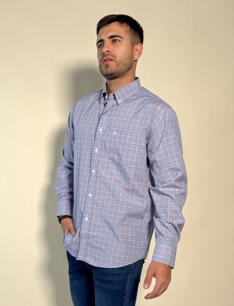 Camisa a cuadros Opal Azul