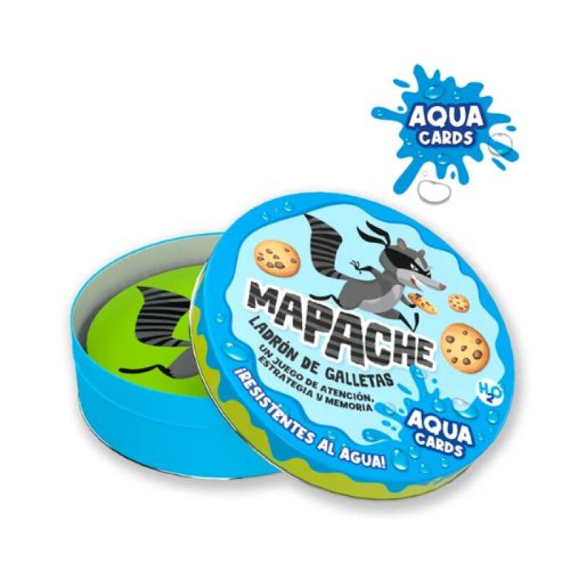 Juego de cartas a prueba de agua Mapache Imagiland Juego De Cartas A Prueba De Agua Mapache Imagiland