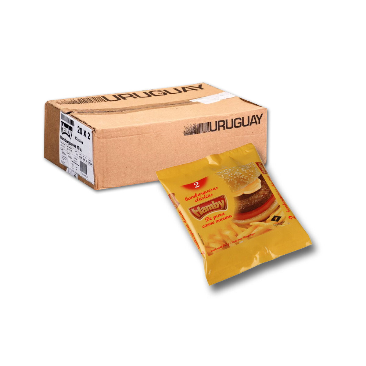 Hamburguesa Hamby Caja X 84 Unidades 