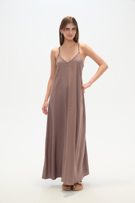 Vestido Bando Taupe / Mink / Vison