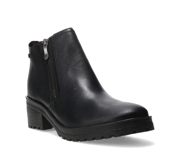 Bota de Mujer Bottero caña baja con cierre 349102 Negro