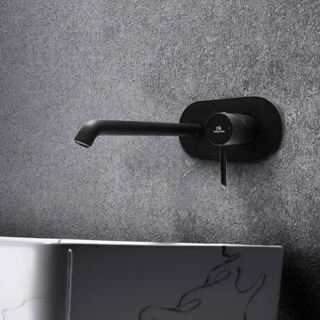 Lavatorio De Pared Negro Mate 000