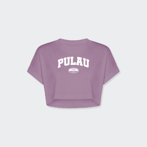 Remera Pulau University Violeta