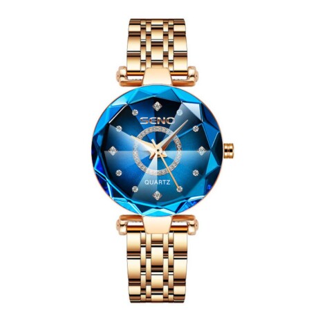 Reloj Pulsera Ocean Star de Lujo JLKQA-056 AZUL