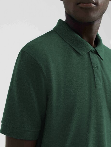 CAMISA DE CUELLO CON BORDADO VERDE