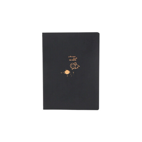 Cuaderno Negro Gatito Tapa Blanda Sc