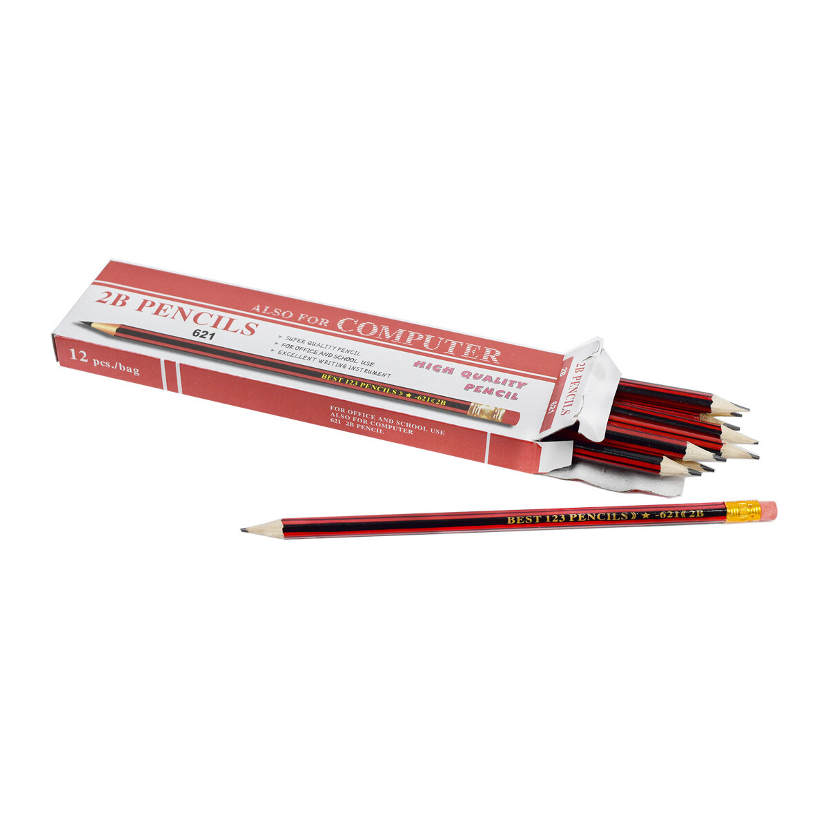 Lápices para escribir 2B 