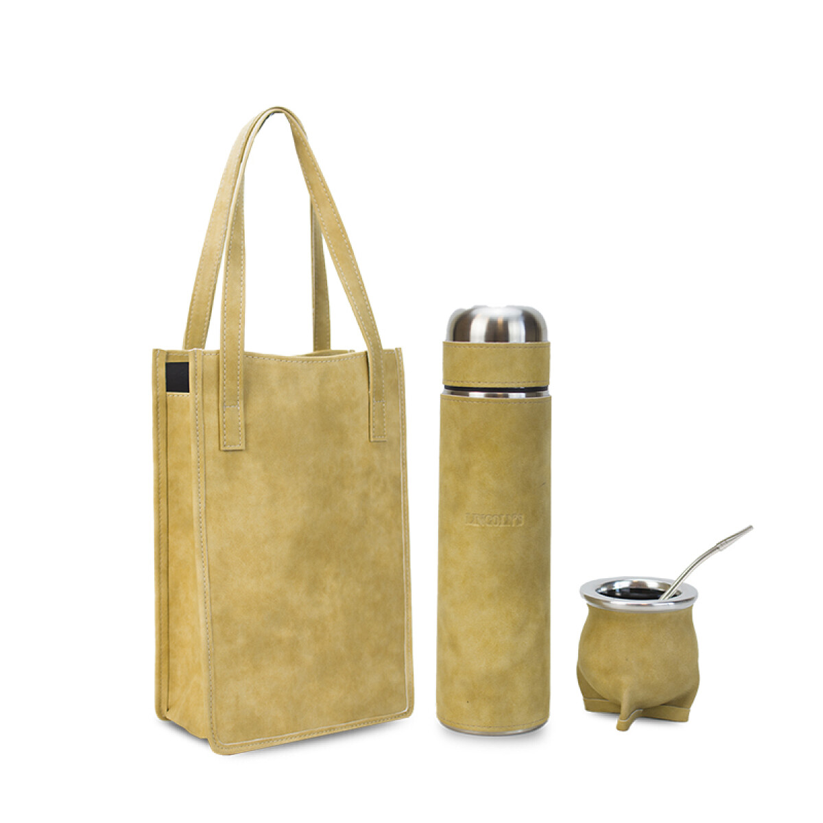 KIT MATERO MOON - ENGRASADO MOSTAZA 