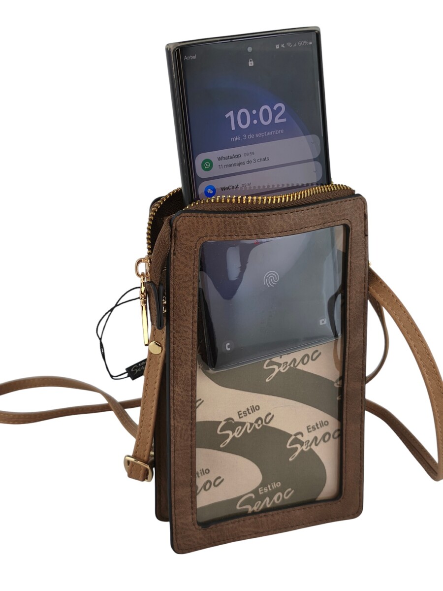 Porta celular - Marron 