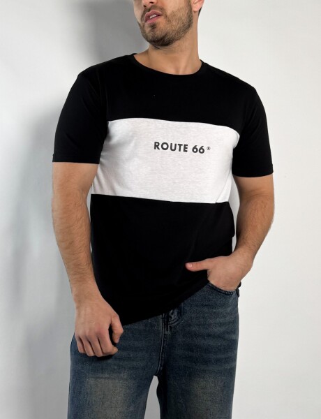 Remera combinada Loras Blanco