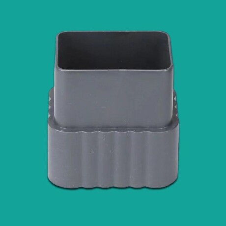 Unión de bajada para Canaletas Gris Oscuro