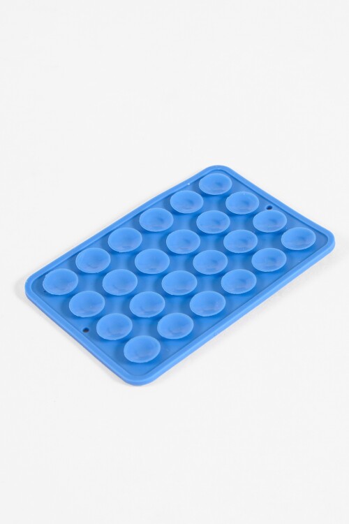 Ventosa de silicona para celular azul