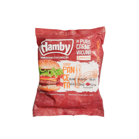 Hamburguesa Hamby Panceta X 2 Unid. Hamburguesa Hamby Panceta X 2 Unid.