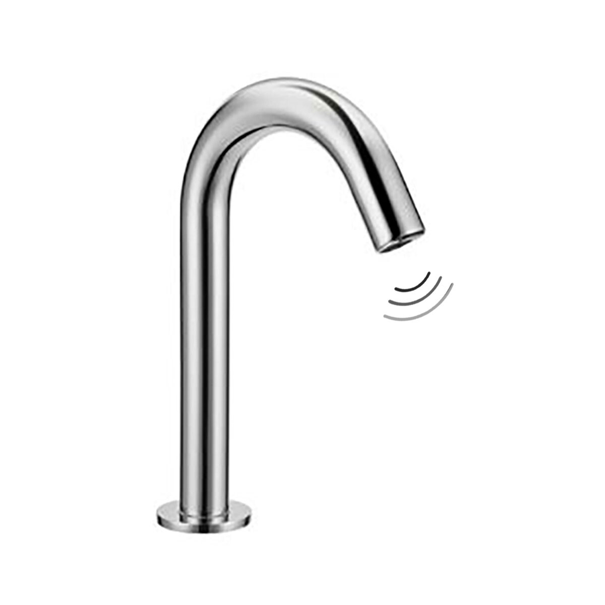 Griferia De Lavatorio Aqualia Monocomando Bronce Cromado Con Sensor 