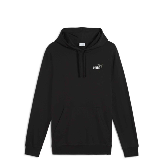 Buzo de Hombre Puma Canguro Logo Hoodie TR Negro