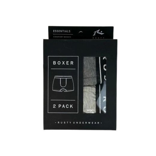 Pack de 2 Boxer Rusty Trend - Gris Pack de 2 Boxer Rusty Trend - Gris