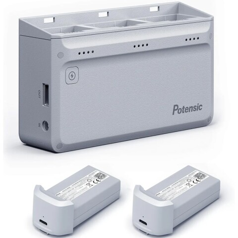 Drone Potensic Atom Se Expansión + Bolso + 2 Baterías ESTACION DE CARGA + 2 BAT POTENSIC ATOM