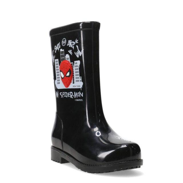Bota de Lluvia de Niños Marvel Spider-Man Negro