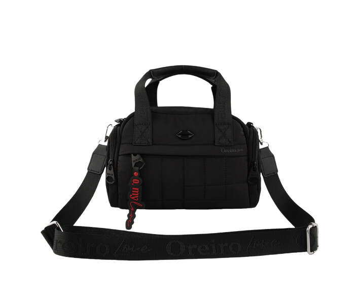 Cartera Las Oreiro Love Negro